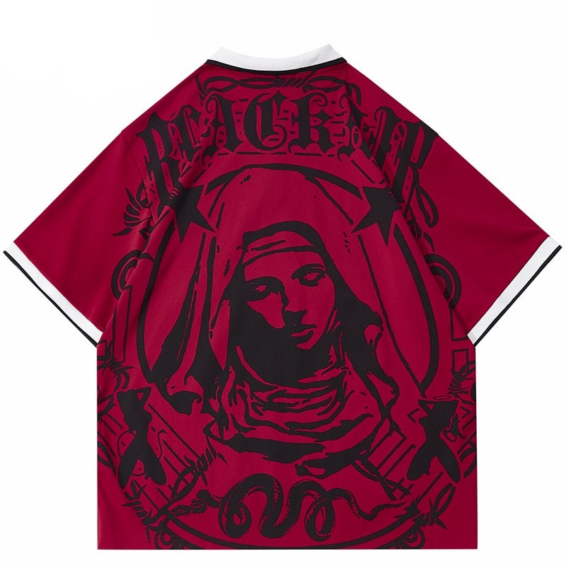 BLACKAIR Virgin Mary Graphic T-Shirt
