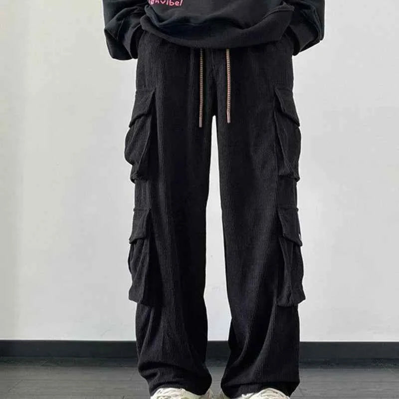 Versatile American Stylish Multi Pocket Pants