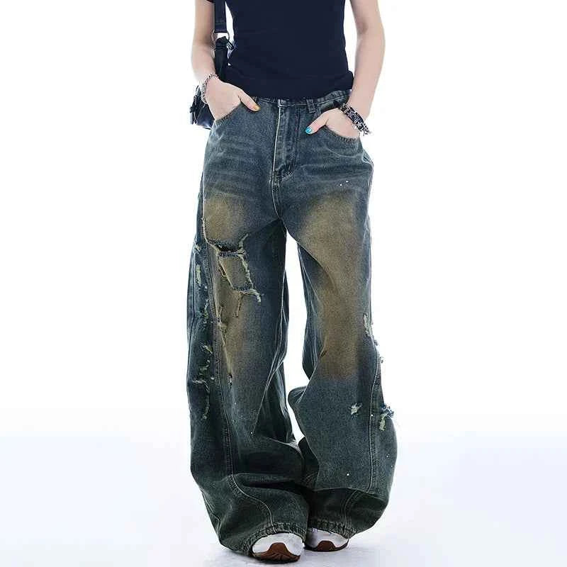 Vintage Butter-Smooth Denim Wide Leg Jeans