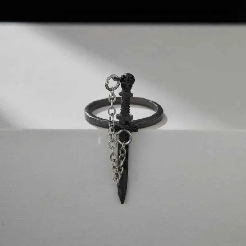 Y2K Desirable Gothic Geometric Rings