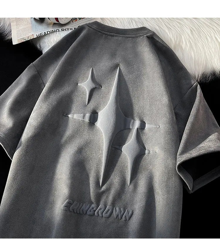 EHNGROWN Polygons Star Shape Short Sleeved T-Shirt