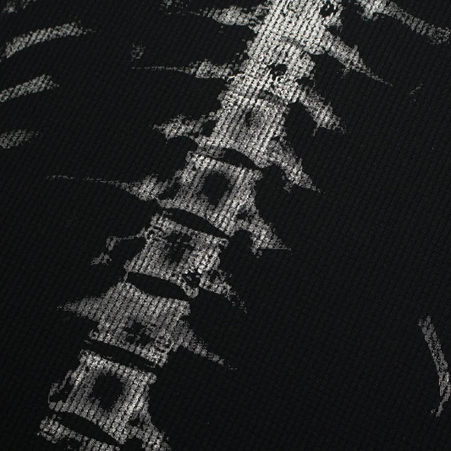 Skeleton Graphic Streetwear Oversized T Shirt