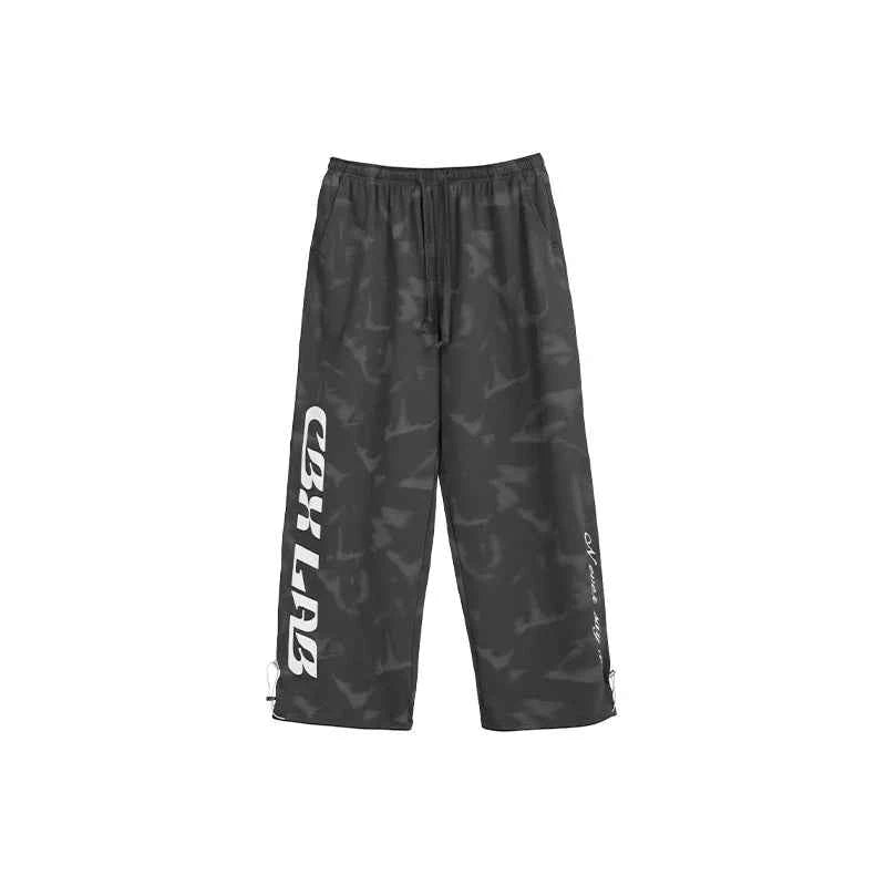 Gray Snowflake Hip Hop Dance Pants