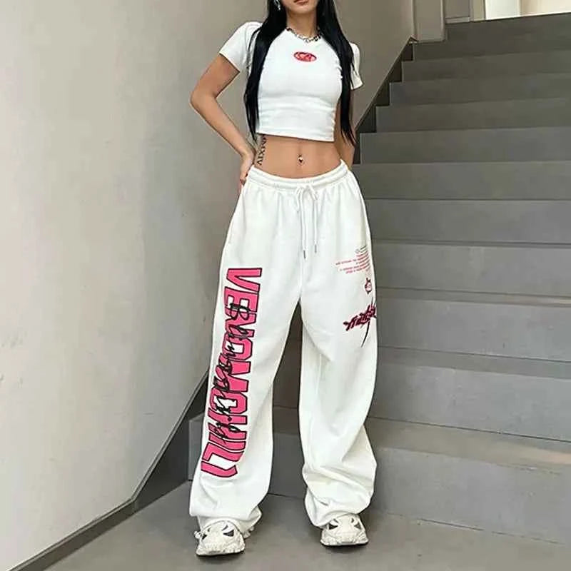 Autumn Drawstring Tied Athletic Casual Sweatpants