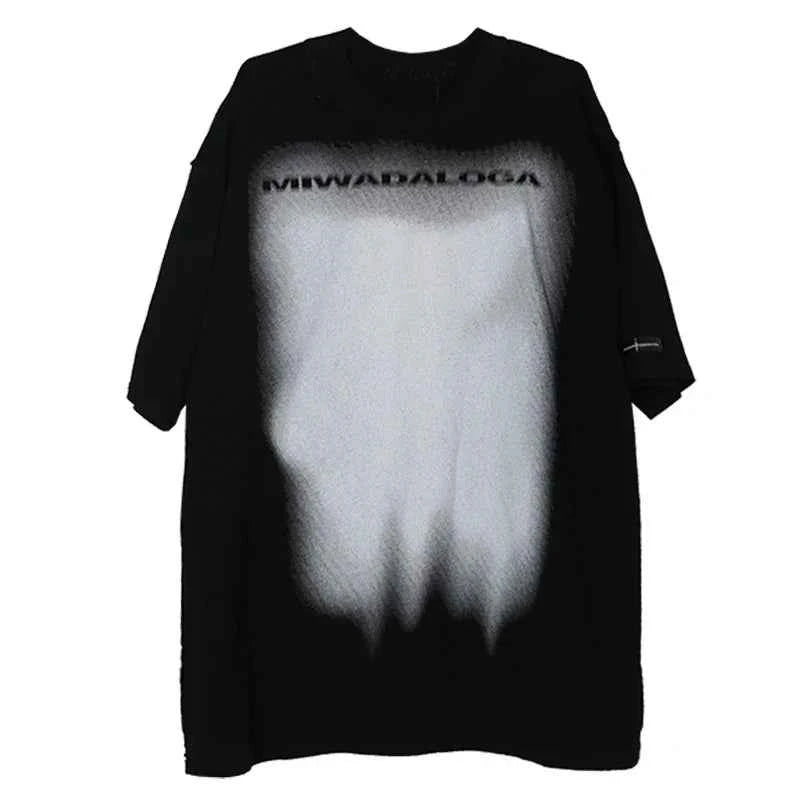 Abstract Graffiti Pattern Casual Summer T-Shirt