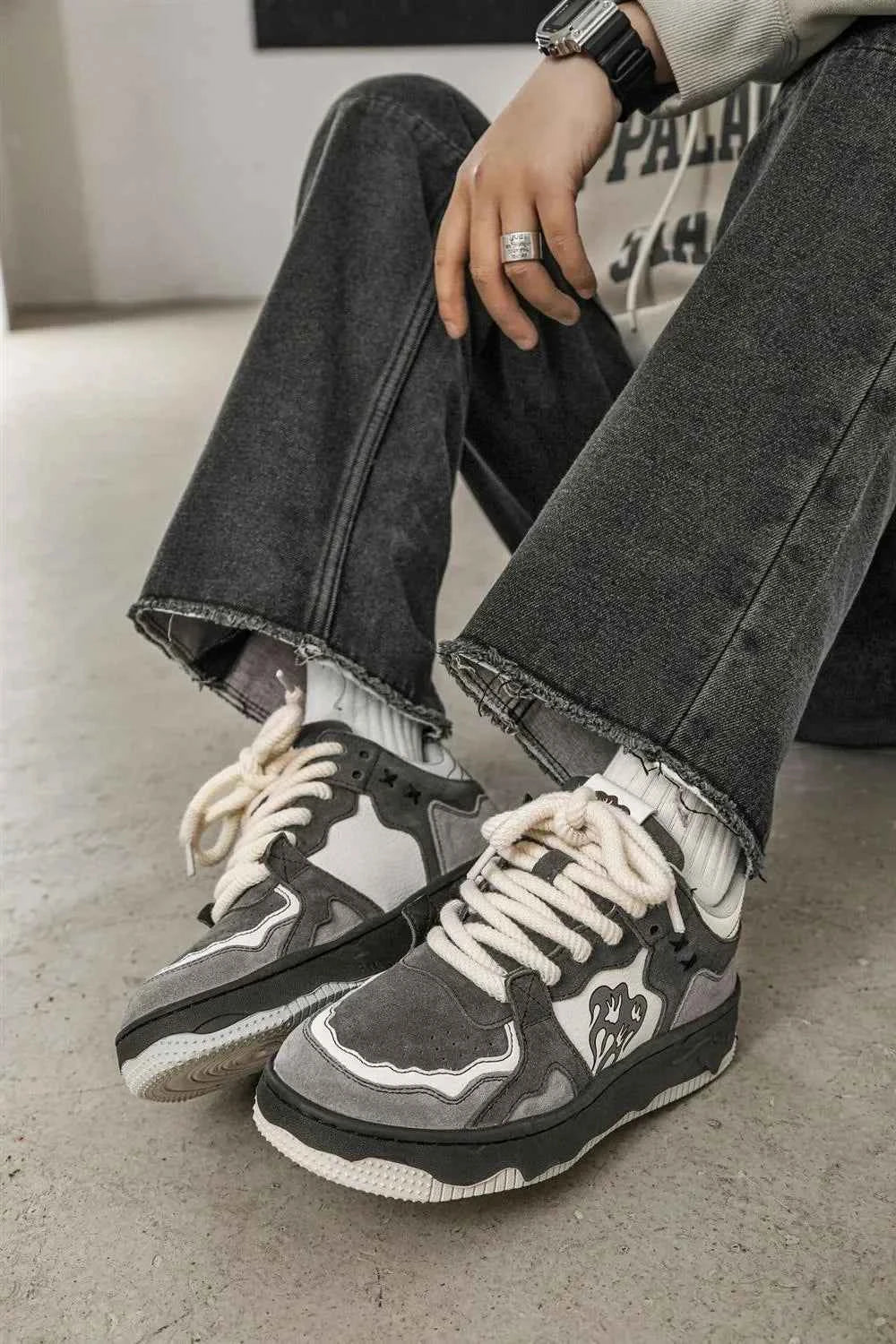 Vintage Chunky Athletic Platform Sneaker