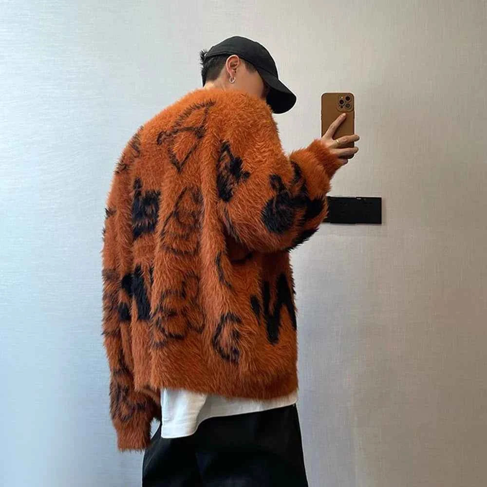 Luxurious Clean Cuts Velvet V-Neck Cardigan