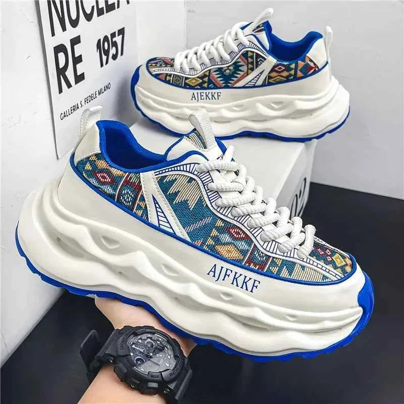 Breathable Chunky Designer Running Sneakers