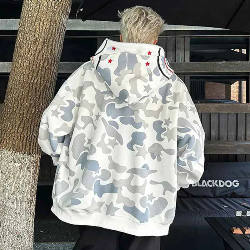Zip Up Hoodie Milky Star