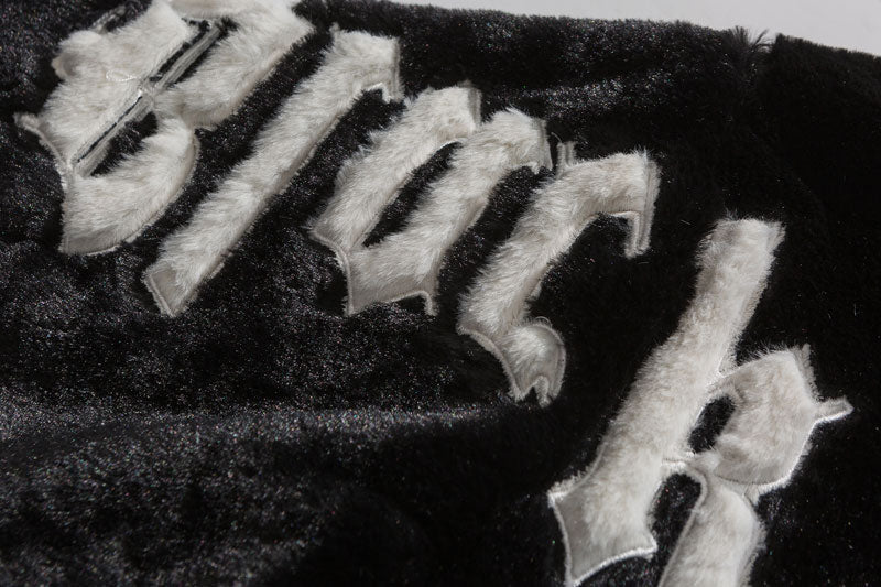 Streetwear Outerwear | Gothic Fleece Jacket