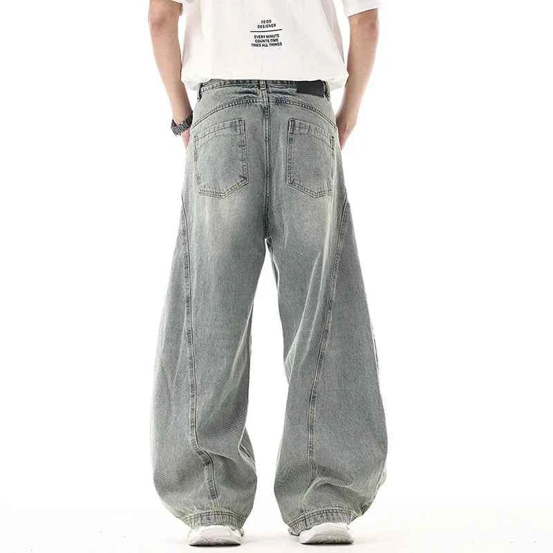 High Quality Casual Staple Wide Leg Denim Jeans
