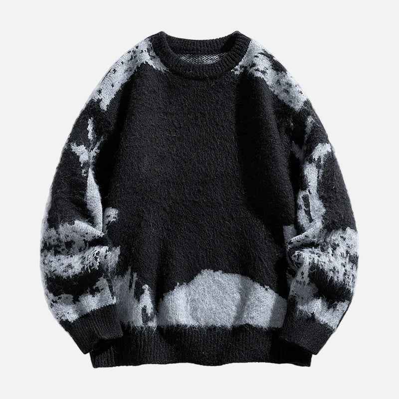 Y2K Stylish Hip Hop Knit Sweater