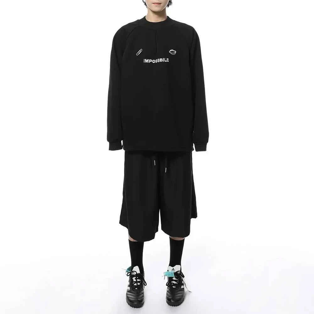 Retro Embroidery Pullover Casual Sweatshirt