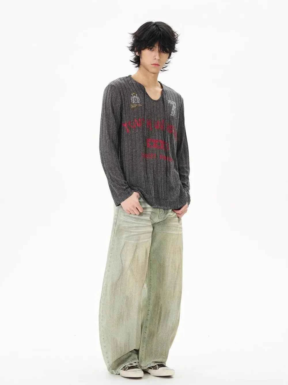 Vintage Retro Distressed Wasteland Machete Jeans