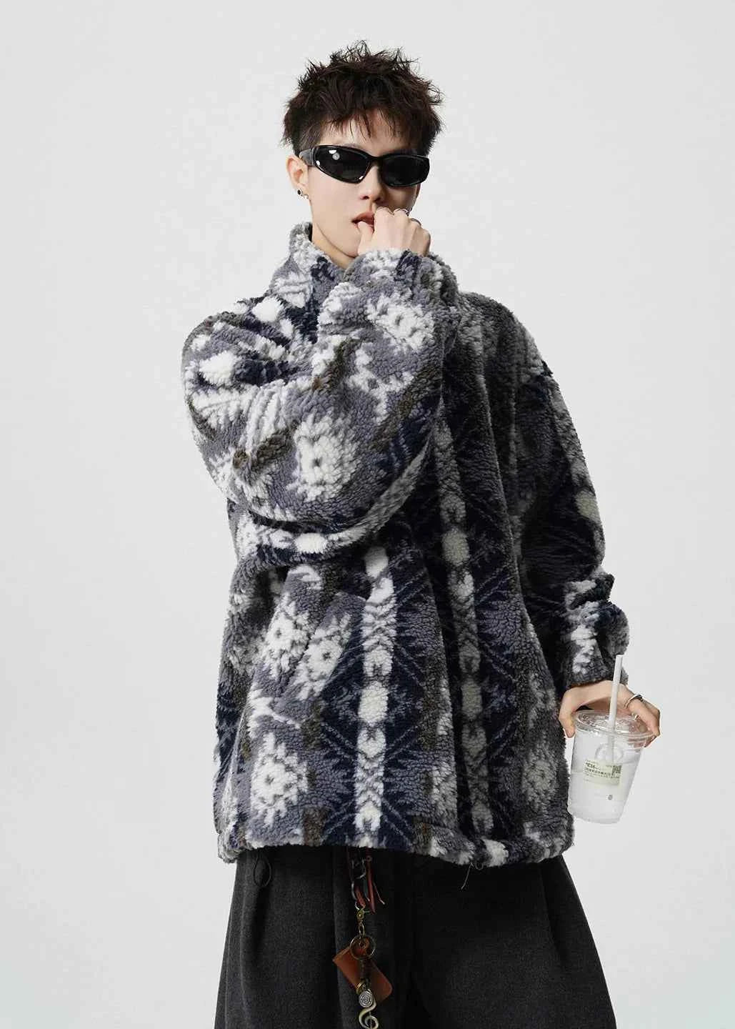 Comfortable Thick Winter Christmas Snowflake Jacket