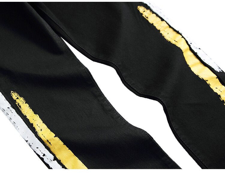 Two Stripes Color Line Jeans