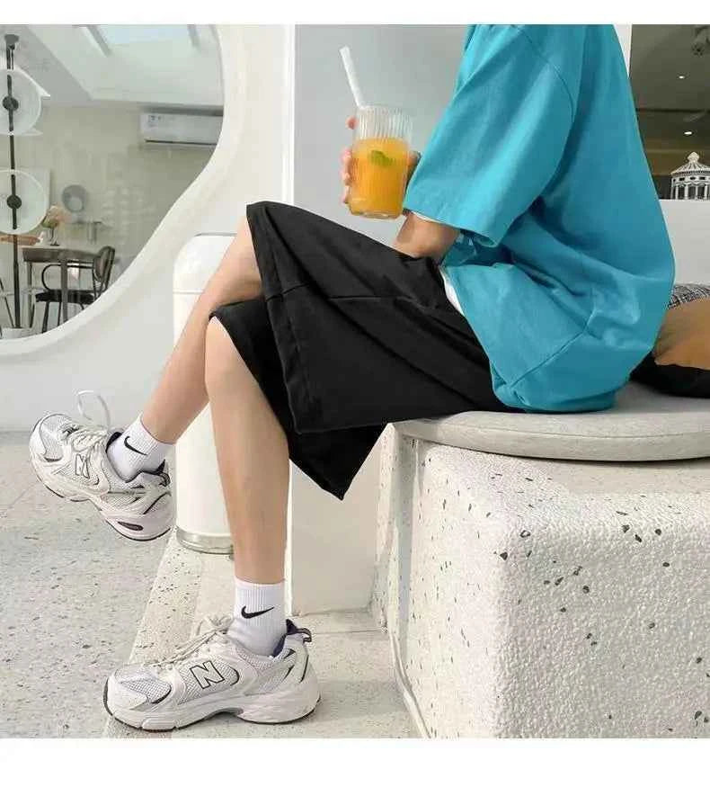 Men's Solid Color Korean Style Short