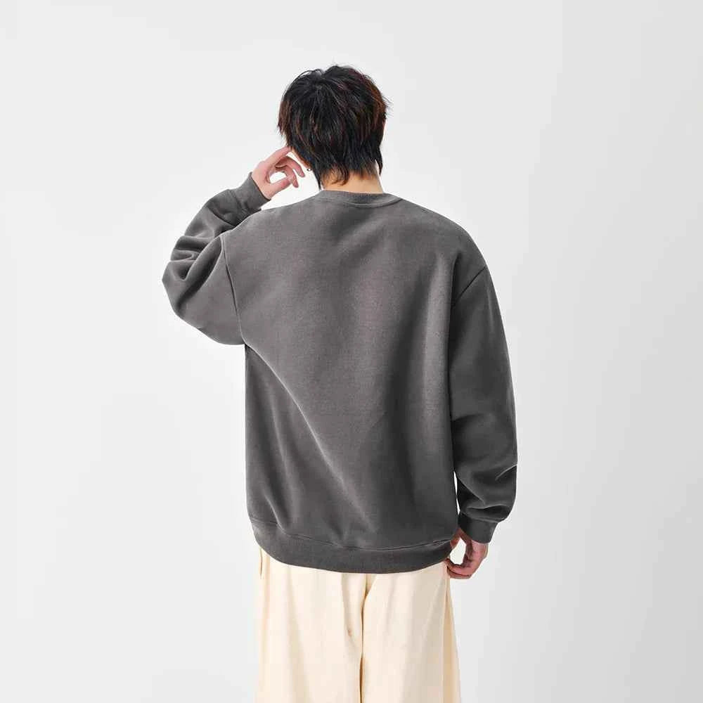 Y2K Retro Patchwork Heavyweight Sweatshirt