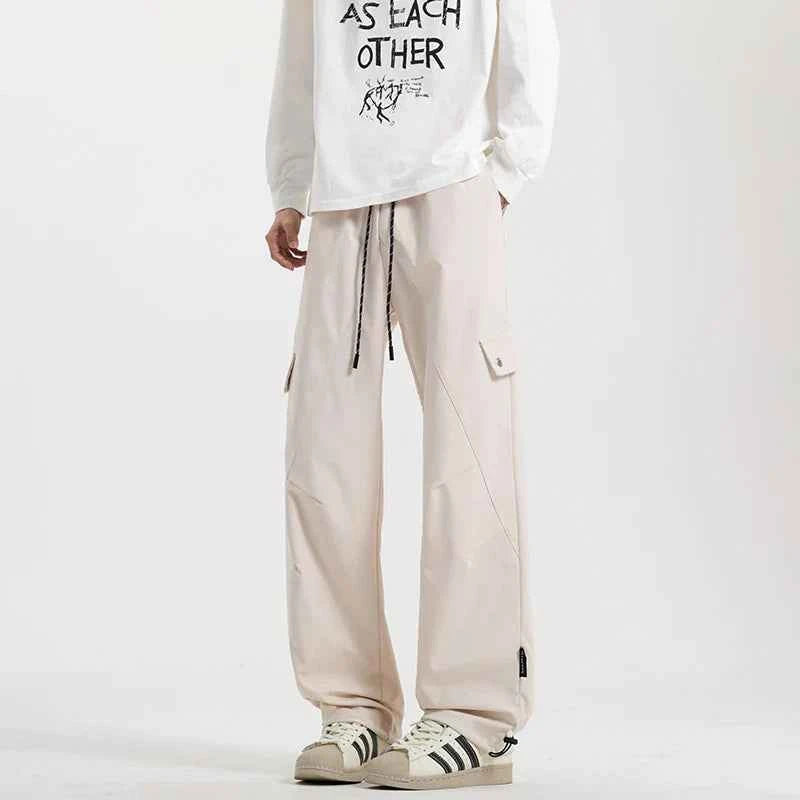 Durable Y2K Elastic Waist Casual Cargo Pants
