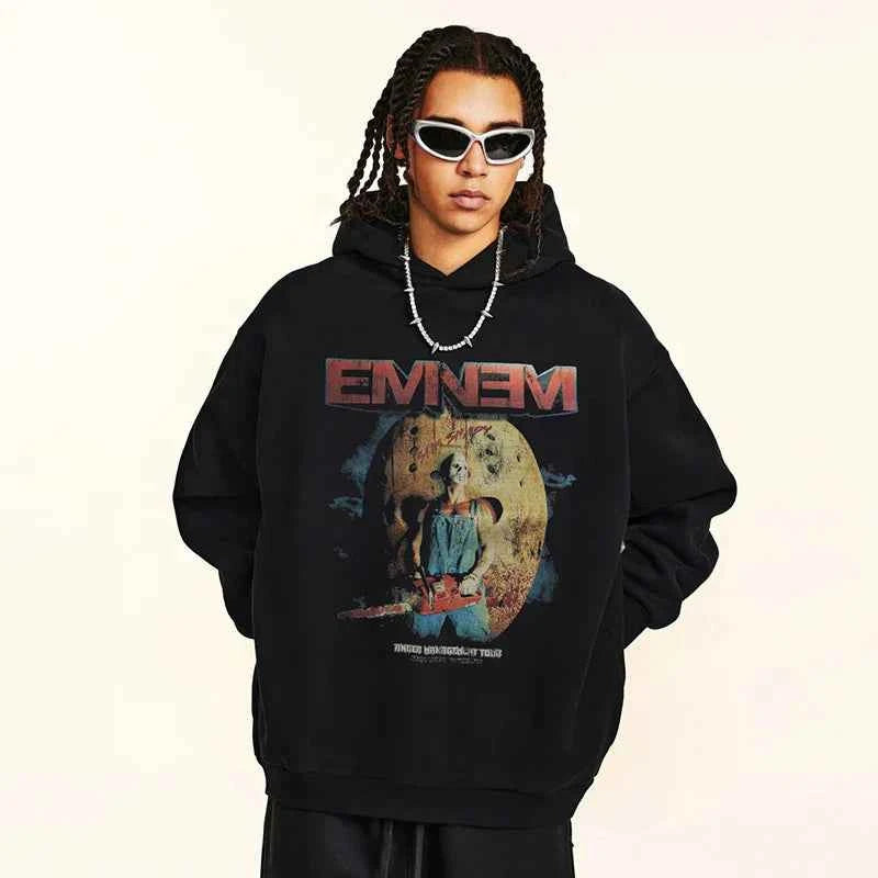 Vintage Retro Saw Graphic Hoodie