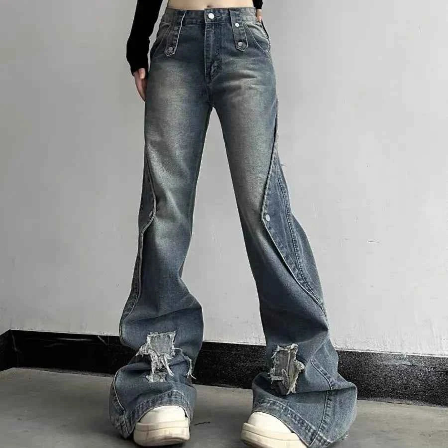 Cool High Waist Wide Leg Jeans