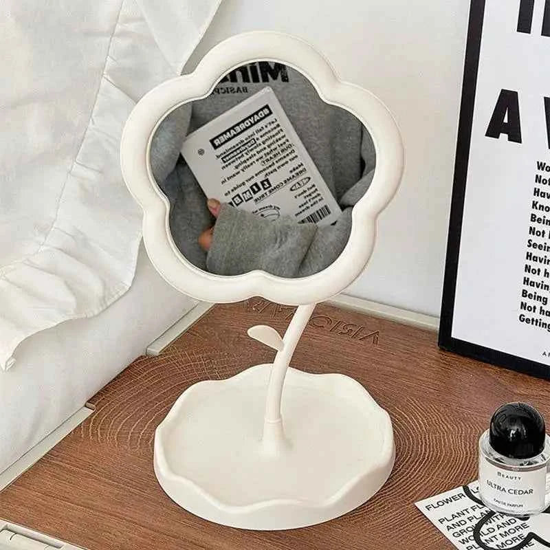 Flower-Shaped Vintage Mirror