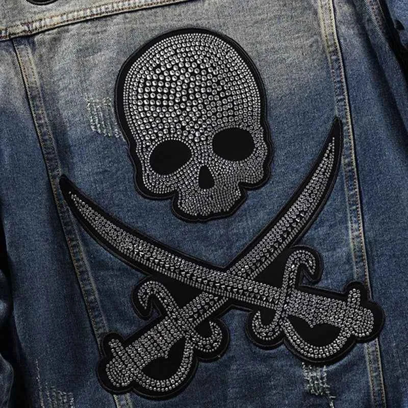 Durable Y2K Oversized Heavy-Duty Cowboy Denim Jacket
