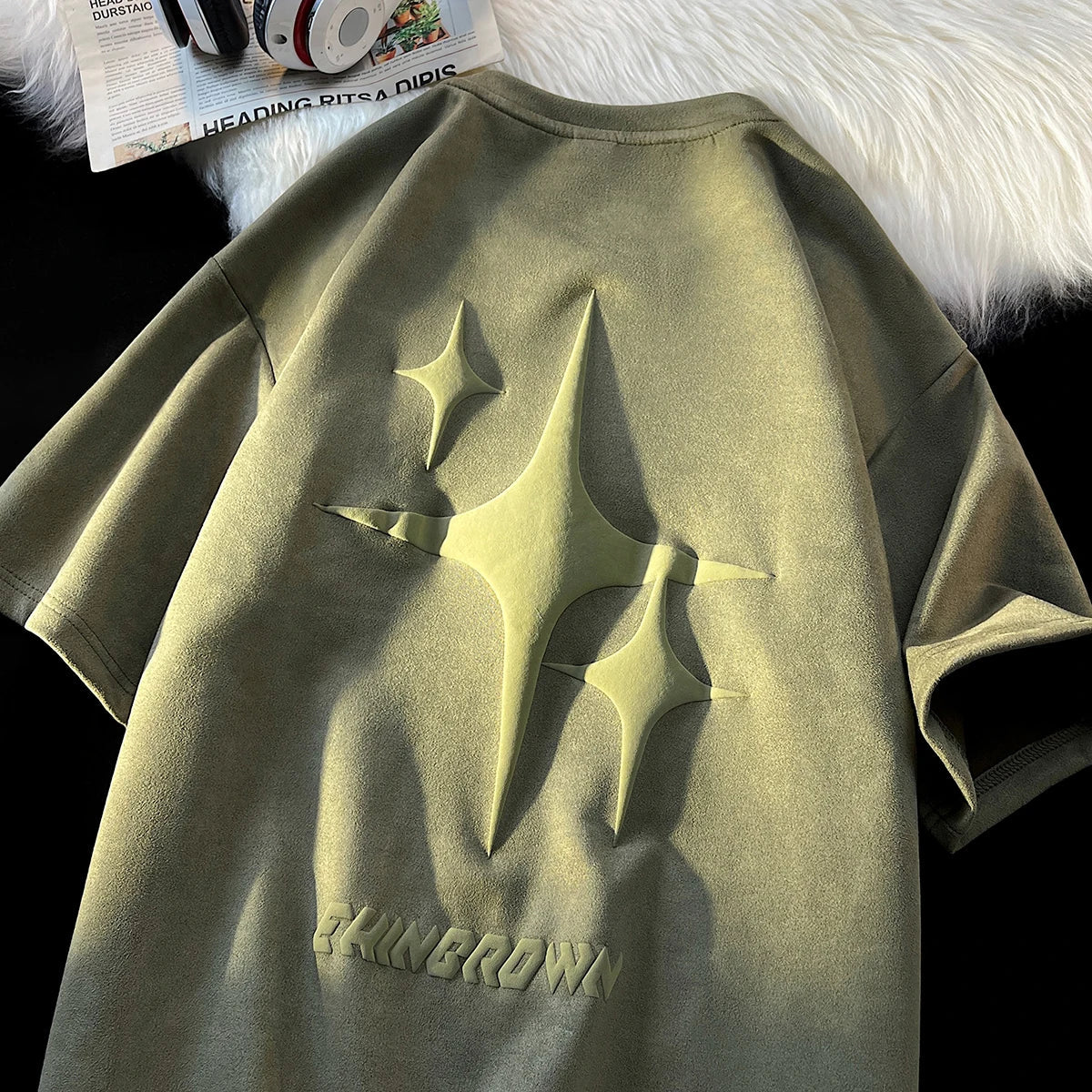 EHNGROWN Polygons Star Shape Short Sleeved T-Shirt