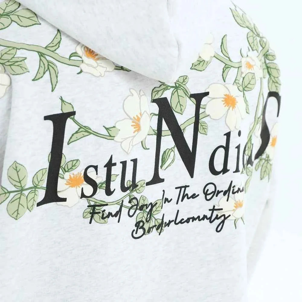 Embossed Flower Vine Velvet Hoodie
