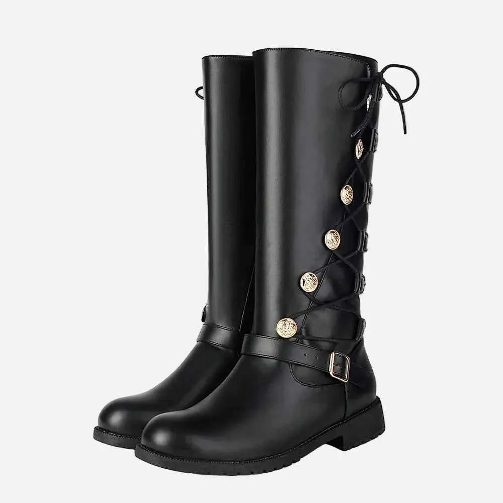 Comfy Large Size Retro Mid-Calf Boots