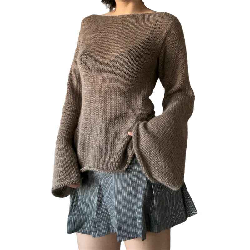 Vintage Streetwear Grunge Knit Pullover Sweater