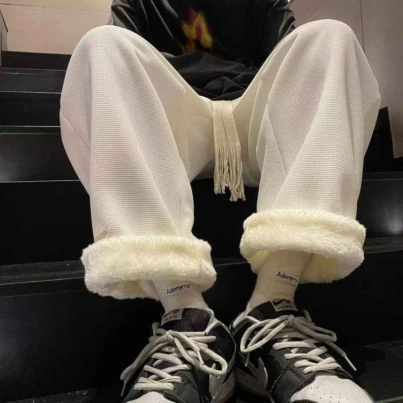 Trendy Casual Corduroy Fleece slimming Jogger