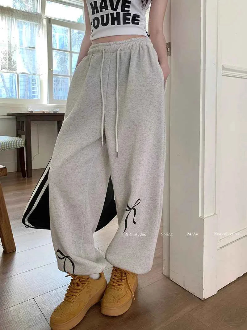 Women Oversize Drawstring Casual Jogger