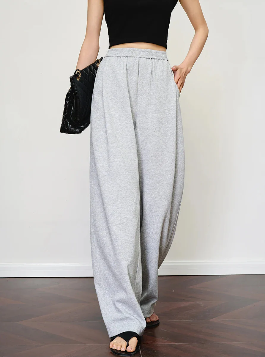 Y2K Effortless Classic Wide Leg Pants - Luxuryurbanwear