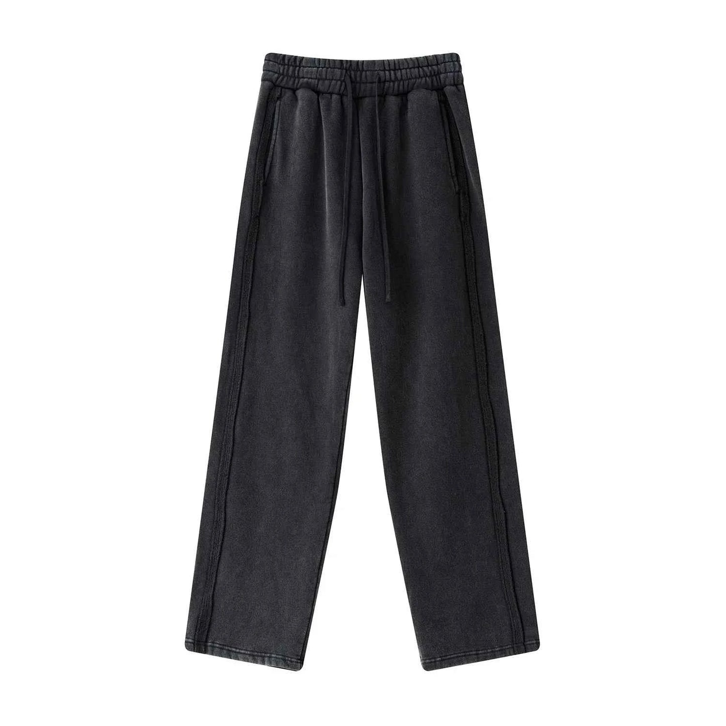 High Street Loose Velvet Fleece Sweatpants