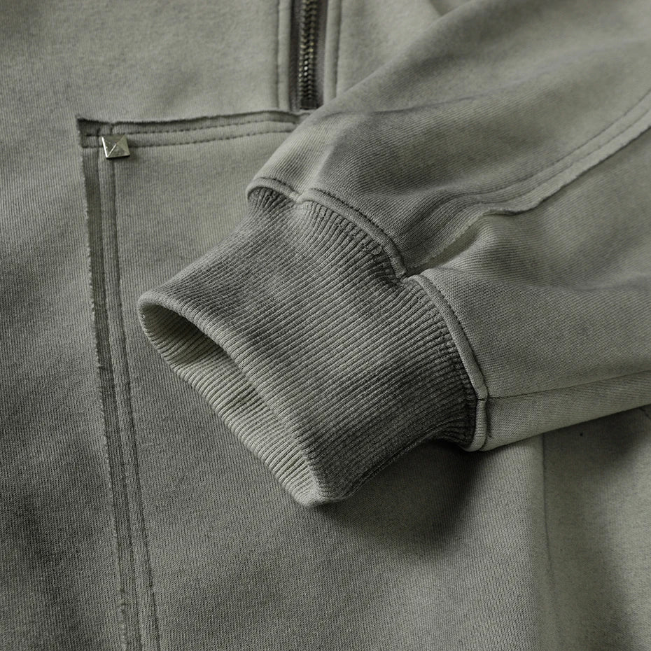 T2 Rivet Zipper Hoodie