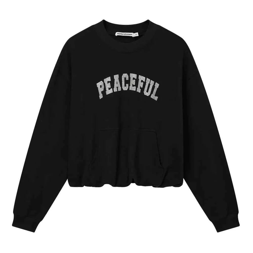 Light Luxury Loose Cotton Sweatshirt