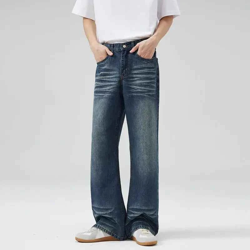 Vintage Slim Fit Flared Denim Jeans