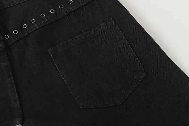 Bohemian Patchwork Loose Denim Jeans