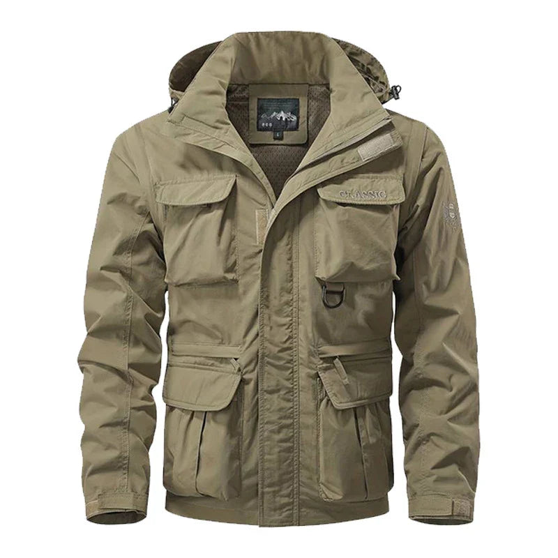 Detachable 'V23' Hooded Ski Jacket