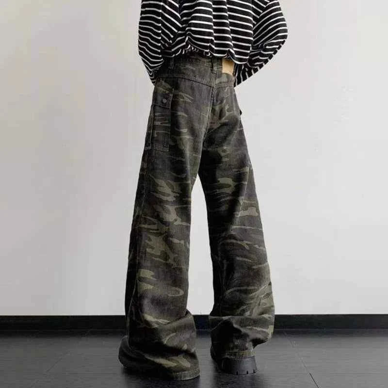 Men Camouflage Casual Cargo Pants
