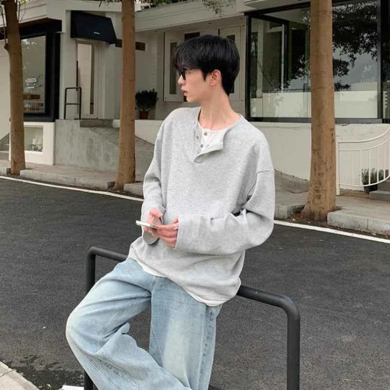 High-Quality Fake Two Piece Long Sleeve T-Shirt