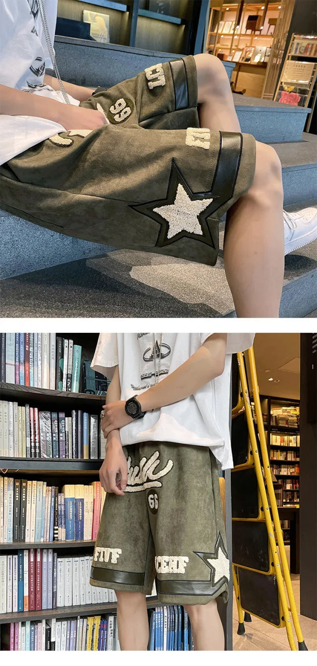 Number 66 Knee Length Shorts