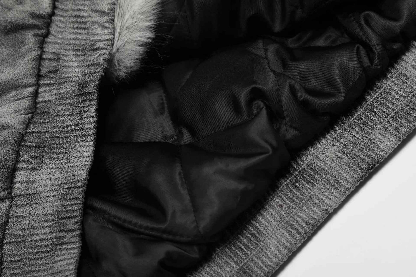 Durable Thick Parkas Fur Collar Hooded Jacket