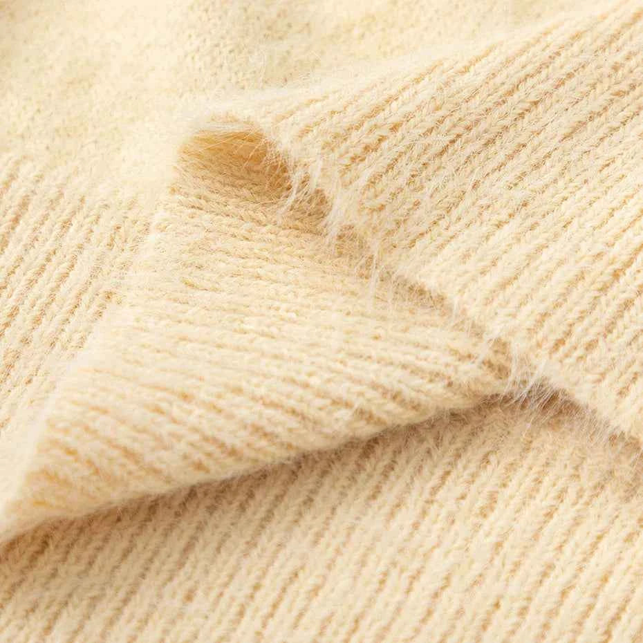 Breathable Oversized Loose Fit Knit Hip Hop Sweater