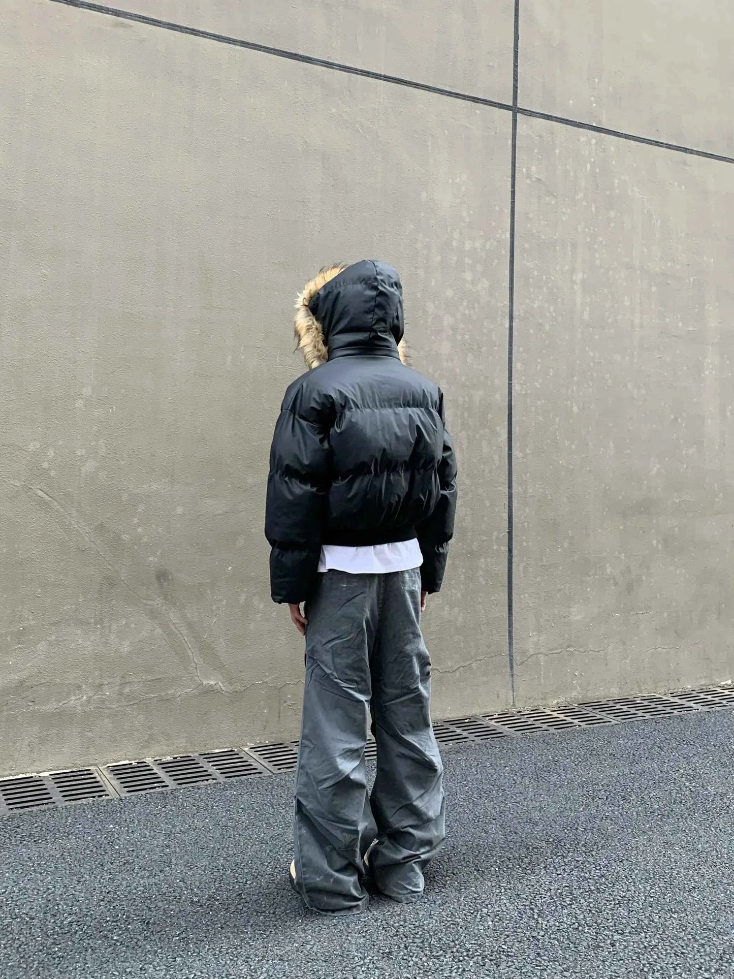 Winter Cool Parkas Removable Hat Boomber Jacket