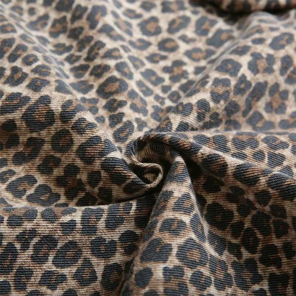 Trendy Leopard Style Long Sleeve Shirt