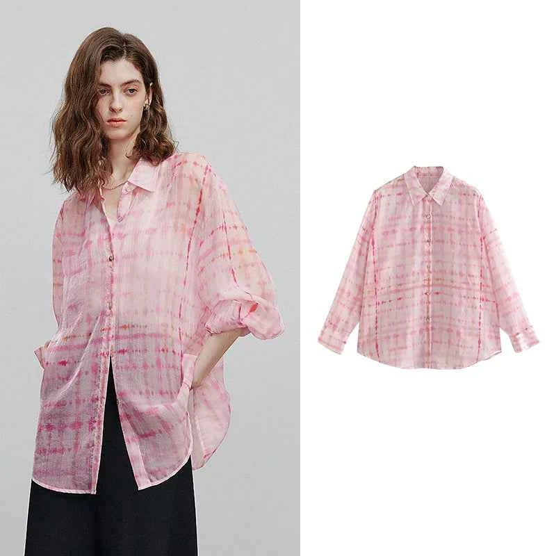 Stylish Short Sleeve Summer Blouse Shirt