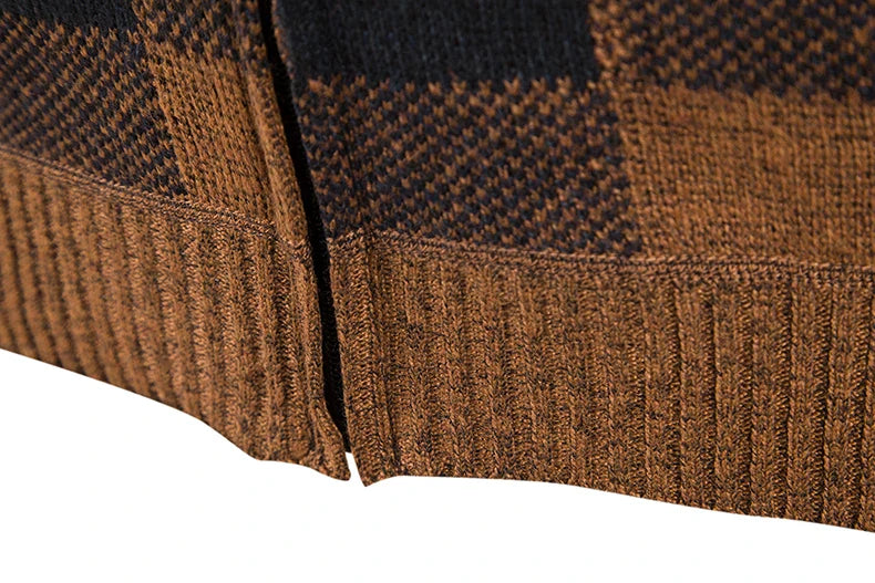 Plaid Chore Zipper Hoodie
