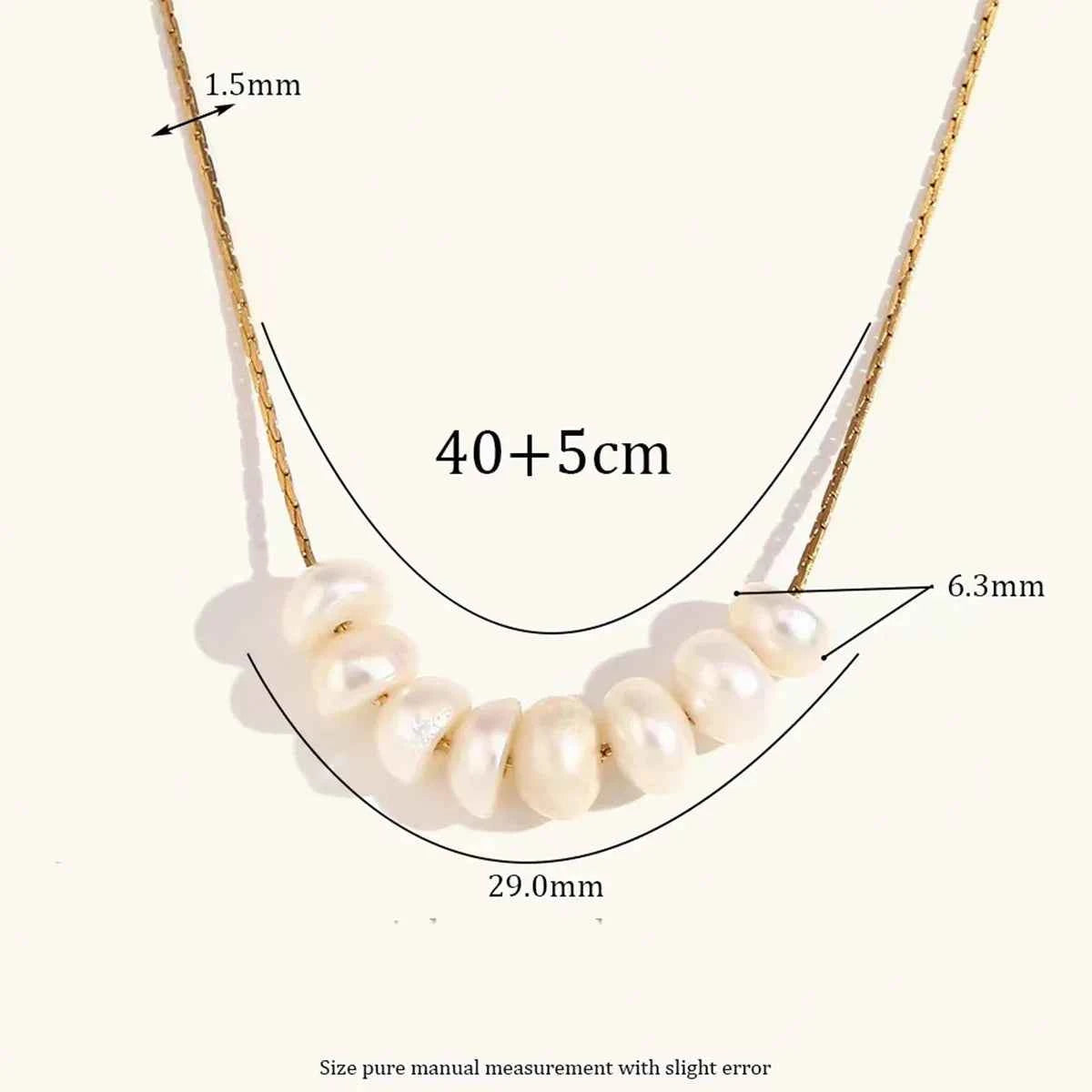 Elegant Korean Pearl Pendant Necklace